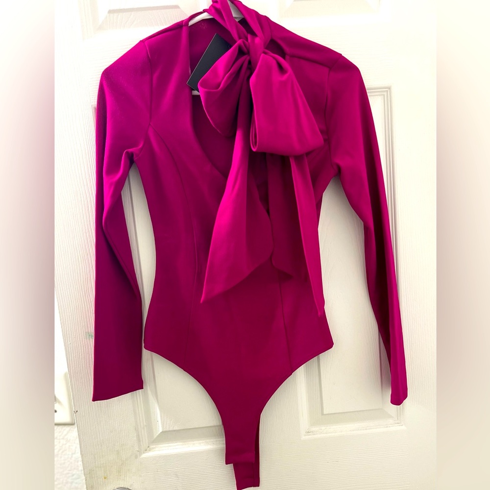 Pink bodysuit